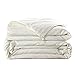 MOON'S SLEEPWARES Luxury Mulberry Silk Comforter Duvet with 100% Cotton Cover - Queen Size 87x89 Inches | (220x225cm) | Summer Weight Lightweight Breathable (SFDWH220x225-1)