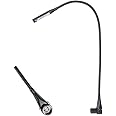 PALPEAL M32 24 inch 2 watt Right Angle XLR 4PIN Mixer LED Light gooseneck lamp for Midas M32 and BEHRINGER X32 Compact Version Mixer,Strong and Flexible gooseneck