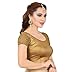 Women's Trendy Lycra Saree Blouse Crop top with Lace Sleeve Collection!