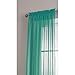 Window Elements Diamond Sheer Voile Extra Wide 56 x 84 in. Rod Pocket Curtain Panel, Grey Teal