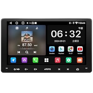ATOTOLIFE A5L 9インチ Androidナビ 2DINディスプレイオーディオ 有線・無線Android Auto&CarPlay
