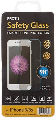 PROTIS Tempered Glass Screen Protector for Apple iPhone 6 &amp; iPhone 6S