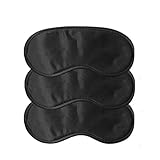 Sleep Mask 3 Pack, Upgraded 100% Blackout Eye Mask