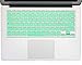 Kuzy Keyboard Cover Compatible with Pro 13 15 17 inch and Air 13.3 inch Silicone Skin Protector, Mint Green