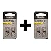 MicroLock Steel S-Biner 2 Pack Color:Silver Size:Pack of 2