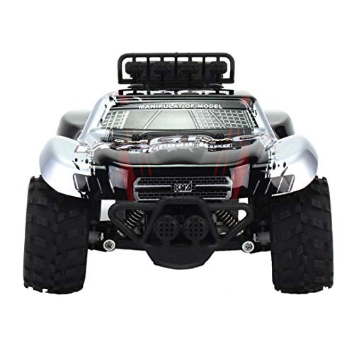1:18 2WD RC Car,High Speed Racing Off Road Vehicle Toy Remote Control Car for Adults + Kids (1885-A Silver)