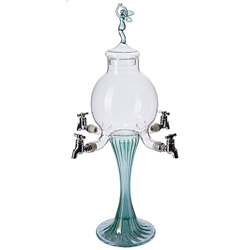 Glass Absinthe Fountain / Fontaine - Green Fairy Lid - 4 Taps