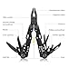 SURNORME Multi Knife Multitool Pliers 13 in 1 Foldable Stainless Steel Black Pocket Tool for Outdoor Hiking Camping