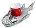 BigMouth Inc. Inflatable Super Chill Shark Floaring Drink Holder, Cup Holder Floats, 2-Pack, Great for Pool Parties