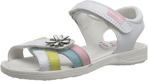 Pablosky Kids Baby Girl's 033208 (Toddler) White Sandal 21 (US 5 Toddler) M