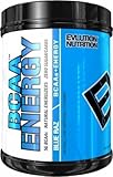 Evlution Nutrition BCAA Energy - High Performance, Energizing Amino Acid Supplement for Muscle Building, Recovery, and Endurance (70 Servings) Blue Raz