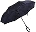 Marino Inverted Umbrella - Reverse Folding Inside Out Upside Down Umbrella - Rain Unbreakable Windproof Umbrella - UV Protection