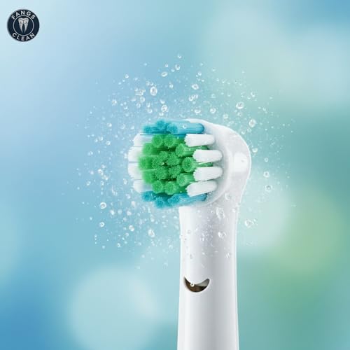 Kit 4 Cabeças de Reposição para Escova Elétrica Oral-B, Cerdas Macias, com 2 Capas de Proteção, Branco