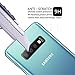 Tempered Glass Screen Protector with Camera Lens Protector for Samsung Galaxy S10, Full Screen Coverage Screen Protector, 3D Curved Tempered Glass, HD Clear Anti-Bubble Film (2Kits) (1)