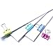 Mudder Assorted Colors Mini Organize Metal Paper Binder Clips, 2 x 60 Pieces (15mm)