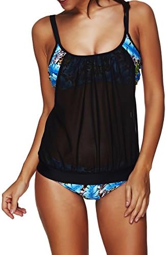 WENZHI Women's Two-Piece Swimsuits Sexy Swimwear Tankini Set Beachwear Condole Belt Bathing Suit