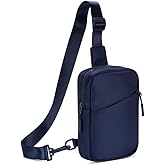 Casecret Small Crossbody Bag for Men Women Mini Sling Bag Trendy Casual Waterproof Phone Bag Chest Fanny Pack for Travel Sport Running