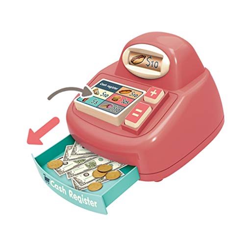 Kids Kitchen Playset, Kitchen Role Play with Wheels & Checkout Counter