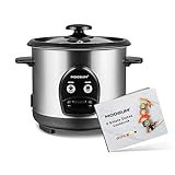 MOOSUM Electric Rice Cooker with One Touch for