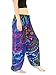 Orient Trail Women's Hippie Bohemian Yoga Pajama Tie-dye Hippie Pants M/L Ocean Blue