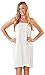 Lightweight bridesmaids spa/bath waffle Velcro wrap (White)