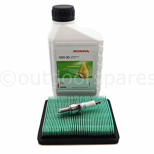 Honda IZY Lawnmower Service Kit, Genuine 10W30 Oil NGK Plug & Quality Air Filter