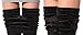Anmengte Womens Winter Black Warm Velet Stretchy High Waist Leggings Elastics Pantihose (FBA) (S/M, 02)