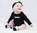 WADDLE Newborn Baby Panda Bear Animal Rattle Socks Black White 0-12M Gift Set