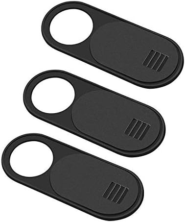 ウェブカメラカバー プライバシー保護 ハッカー盗撮防止 超薄型 Webカメラカバー インカメラカバー タブレット パソコン スマホ ノートパソコン カメラカバー Iphone Ipad Macなど用 3枚入り ブラック