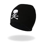 Hot Leathers KHB1010 Skull and Crossbones Beanie