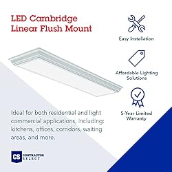 Lithonia Lighting FMFL 30840 CAML OA 4-Foot LED