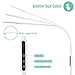 IMIGY Dimmable 9W Floor Lamp, Office/Work/Living Room Reading Flexible Gooseneck Light with Touch and Remote Control, 5-Level Brightness and Color Temperature Dimmable Eye-Care Technology Light, White