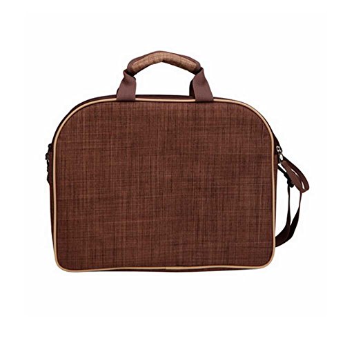 Oops Style Picnic Basket Tote Bag Wine Cooler for 4 Person With Cutlery Set, Cooler Compartment, Detachable Bottle/Wine Holder, Plates - Thumbnail 4