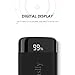 Quslly A20 Polymer Power Bank 20000mAh LCD monitor Black Set of 1