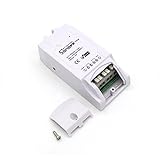 Sonoff TH16 Temperature and Humidity Monitoring WiFi Smart Switch for DIY Smart Home,Works with Alexa and Google Assistant (16A)