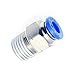 MettleAir MTC 1/8-N02 Push to Connect Straight Male Fitting, 1/8
