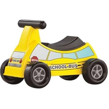 toddler school bus ride on toy