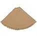 VHC Brands Festive Burlap Solid Color Cotton Farmhouse Christmas Decor Round 21