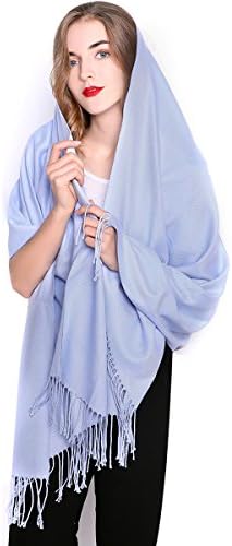 REEMONDEWomens Scarf Pashmina Shawls Wraps Stole for Evening Dress Wedding Bridal Bridesmaid Shawls