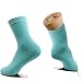 AYAOQIANG 2 Pairs Moisturizing Gel Heel Socks for Dry Hard Cracked Skin,Comfy Recovery Socks Day Night Care fits U.S（Woman-5-9）