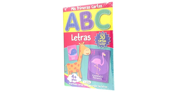 Toy ABC Mis primeras Cartas de Letras, Cartas ej; BB Ballena ...