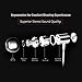Earbuds Earphones Headphones, VANTEN[Magnetic Wired Earphones][In-Ear Headphones][Earbuds with Mic][Stereo Headsets] 3.5mm Jack for iPhone 6 6s Plus iPad Android Samsung Phone Computer PC (Silver)