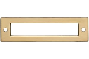 Top Knobs - TK924HB - Hollin Backplate - Honey Bronze - Lynwood Collection