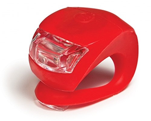 Pivit Universal Hands-Free Wheelchair Flashlight | Soft Protective Red Cover | 3 Lighting Options Standing Strobe & Flashing | Disabled Safety Light Clamps On Any Walking Stick Or Mobility Aid Tubing