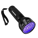 Black Light UV Flashlight, Vansky 2020 Upgraded UV lights 51 LED Blacklight Pet Urine Detector For Dog/Cat Urine,Dry Stains,Bed Bug, Matching with Pet Odor Eliminator