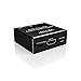 VICTONY 4K x 2K HDMI to HDMI and Optical TOSLINK SPDIF + 3.5mm Stereo Audio Extractor Converter HDMI Audio Splitter Adapter(HDMI Input, HDMI + Digital / Analog Audio Output) (Black)