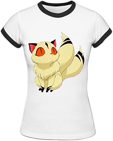 Unlocked Will Women's DIY Inuyasha Kirara Cotton T Shirt S White