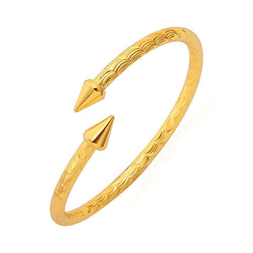 Arrows Fancy Bracelet 18K Gold Plated Cuff Bracelet Bangles Fashion Jewelry for Men/Women