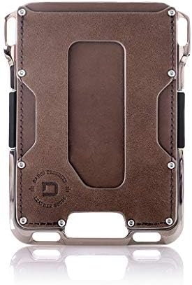 Dango M2 Maverick Wallet - Nickel-Plated CNC-Machined Aluminum, RFID Blocking, Made in USA