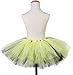 Tutu Dreams Witch Costume for Toddler Girls Wizard Green Tutu Outfit Halloween Carnival Party (Yellow-Black, Small (2-4T))
